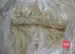 豆角肉片焖面的做法图解2