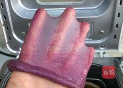 紫薯麻薯夹心软欧的做法图解3