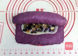 紫薯麻薯夹心软欧的做法图解14