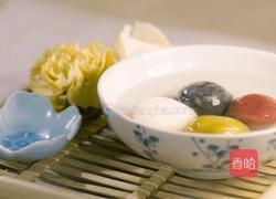 明·四色汤圆||爱元宵三五风光，月色婵娟，灯火辉煌的做法图解4