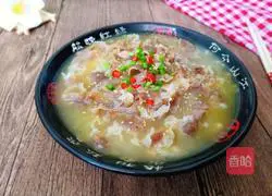 Illustration of how to make fat beef in sour soup 6