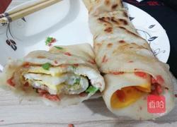 鸡蛋火腿煎饼的做法图解7