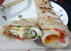 鸡蛋火腿煎饼