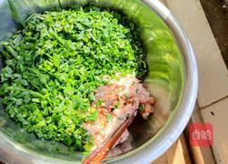 酸汤韭菜馅水饺的做法图解1