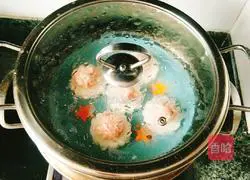 Illustration of how to make white radish meat balls 7