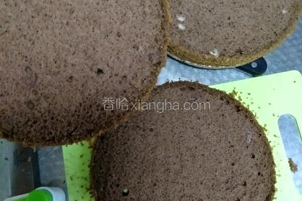 八寸可可戚风蛋糕