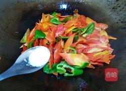青椒胡萝卜片的做法图解10