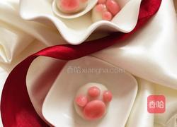 粉嫩系萌萌哒猫爪汤圆的做法图解6