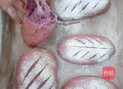 Purple Sweet Potato Soft European Buns Recipe Illustration 10