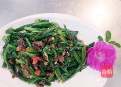 豆豉鲮鱼油麦菜的做法图解5