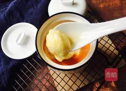 Illustration of how to make egg custard tender and smooth and no longer pockmarked 10