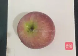 Illustration of how to make apple rice flour paste 1