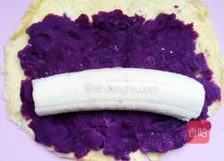 减肥期间这样吃紫薯鸡蛋香蕉卷的做法图解6