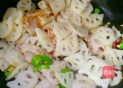 莲藕炒肉的做法图解6