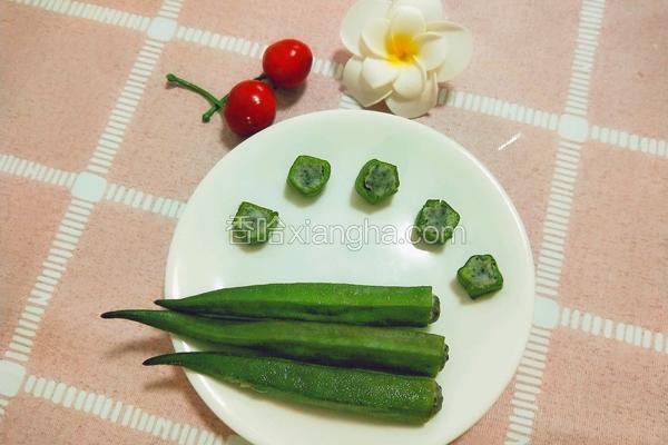 宝宝辅食虾酿秋葵