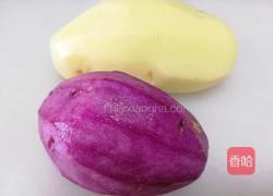 紫薯土豆泥的做法图解1