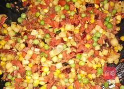 腊肠焖饭的做法图解4