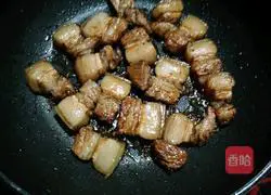 Illustration of braised pork with dried bamboo shoots 6