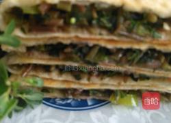 香辣苋菜饼的做法图解7
