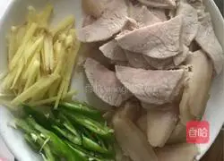 Illustration of how to cook Lianbai twice a day 1