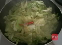 莲花白炒肉的做法图解4