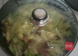 莲花白炒肉的做法图解5