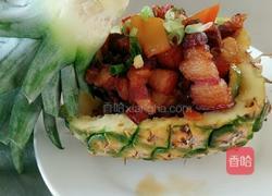 菠萝红烧肉的做法图解6