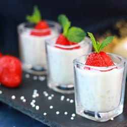 草莓西米冻|高颜值小甜品超简单的做法[图]