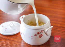 花胶木瓜牛奶冻，颜值超高！的做法图解2