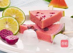 免模具西瓜雪糕的做法图解6