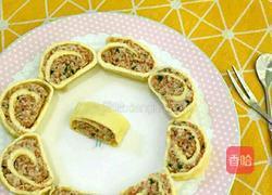 鸡蛋肉馅卷的教学的做法图解19