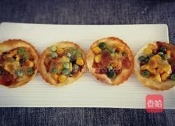 饺子皮披萨的做法图解3