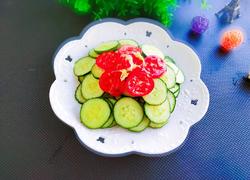西红柿拌黄瓜