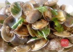 酱爆花蛤的做法图解8