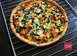 荞面杂粮批萨的做法图解6