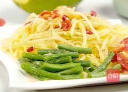 等戴一道菜之青木瓜沙拉的做法图解6