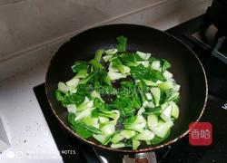 蒜炒上海青的做法图解3