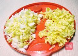 娃娃菜粥的做法图解2