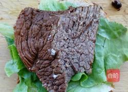 卤牛肉汉堡来啦～的做法图解2