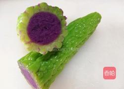 苦瓜紫薯圈的做法图解6