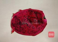鲜榨火龙果汁的做法图解1