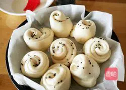 Illustration of how to make yogurt and honey buns 12