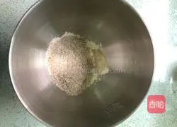 Illustration of making whole wheat floss cheese European buns 2