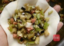三拼馅饼（火腿尖椒茄子）的做法图解7