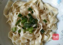 猪肝青菜刀削面的做法图解6