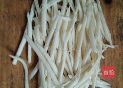 茭白炒肉丝的做法图解1