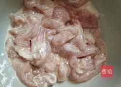 茭白炒肉丝的做法图解3