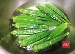 白灼秋葵的做法图解2
