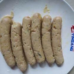 自制无肠衣鸡肉玉米香肠的做法[图]