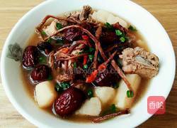 茶树菇山药龙骨汤的做法图解5
